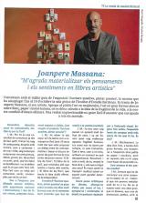 Joanpere Massana : " M'agrada materialitzar els pensaments i els sentiments en llibres artístics "
