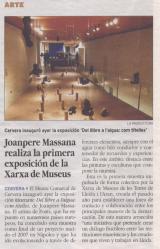 Joanpere Massana realiza la primera exposición de la Xarxa de Museus