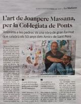 L' art de Joanpere Massana, per la Col.legiata de Sant Pere de Ponts