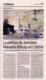 La pintura de Joanpere Massana debuta en Colonia