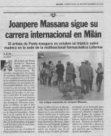 Joanpere Massana sigue su carrera internacional en Milán