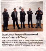 Exposición de Joanpere Massana en el Museo Comarcal de Tárrega